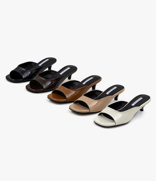 Twan Mid-heel Slipper Mules 4cm
