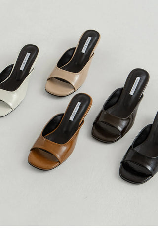 Twan Mid-heel Slipper Mules 4cm