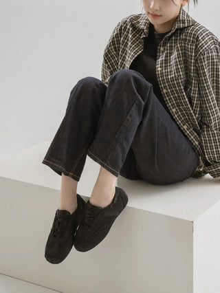 Willow Lace-up Sneakers 1cm