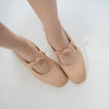 Rose Ribbon Mary Jane Low Heel Slingback 3cm