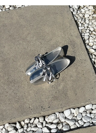 Hazel ribbon Mary Jane flat shoes 1cm
