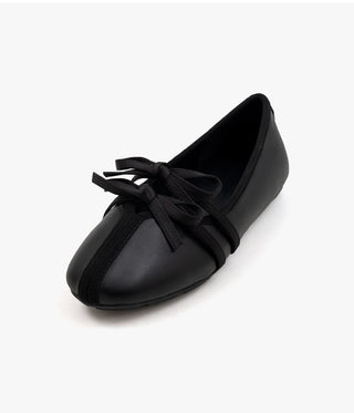 Hazel ribbon Mary Jane flat shoes 1cm