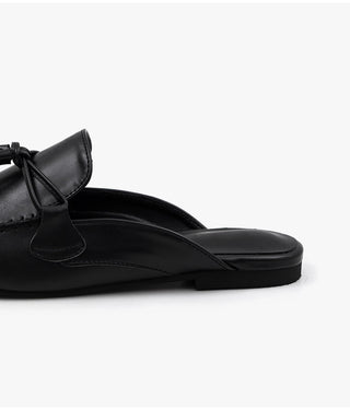 Gray tassel loafers 1cm