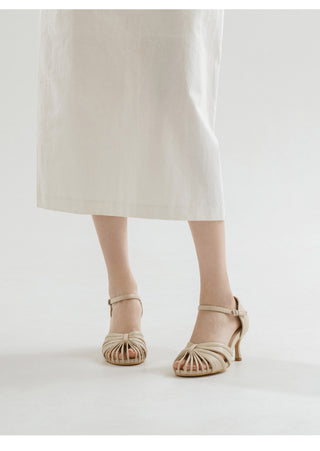 Lindsey Mid-heel Strap Sandals 6cm
