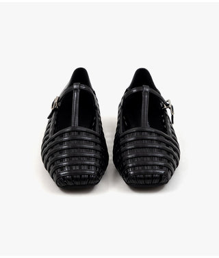 Dilora Mesh Mary Jane Flat Shoes 1cm