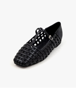 Dilora Mesh Mary Jane Flat Shoes 1cm