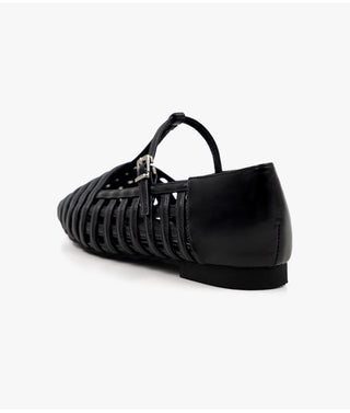Dilora Mesh Mary Jane Flat Shoes 1cm