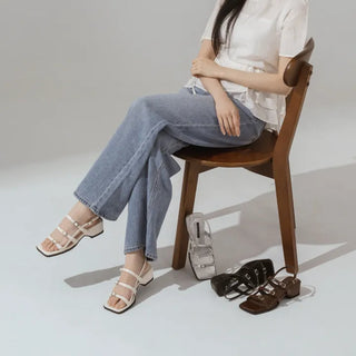 Rosty Strap Mid-heel Sandals 5cm