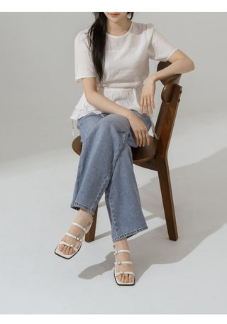 Rosty Strap Mid-heel Sandals 5cm