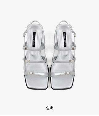 Rosty Strap Mid-heel Sandals 5cm