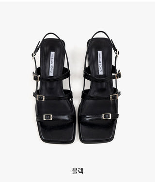 Rosty Strap Mid-heel Sandals 5cm