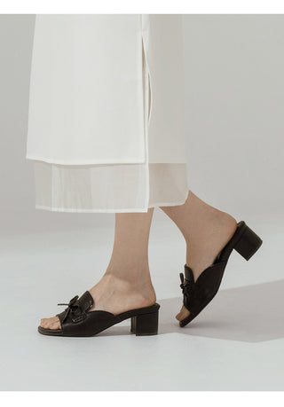 Rietti Ribbon Slipper Mules 5cm