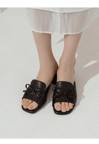 Rietti Ribbon Slipper Mules 5cm