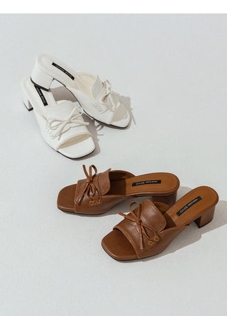 Rietti Ribbon Slipper Mules 5cm