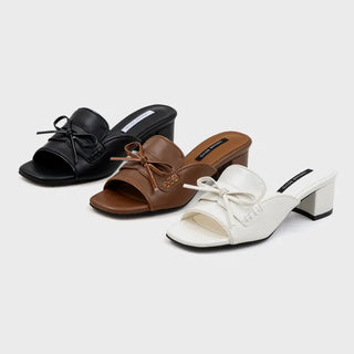 Rietti Ribbon Slipper Mules 5cm