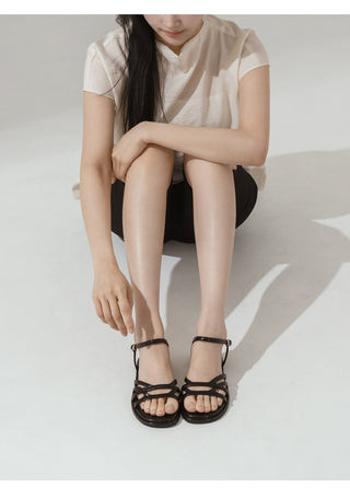 Glen flats strap sandals 1cm