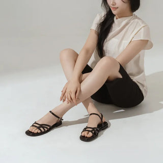 Glen flats strap sandals 1cm