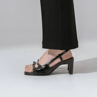 Nita Double Strap Slingback Sandals 7cm