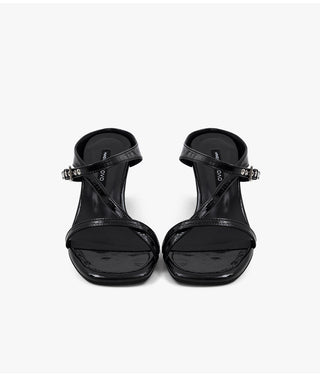 Latina Strap Mule Slippers 6cm