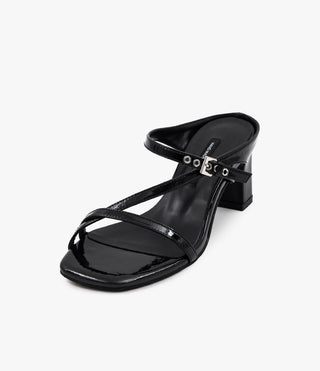 Latina Strap Mule Slippers 6cm