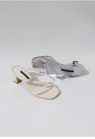Latina Strap Mule Slippers 6cm