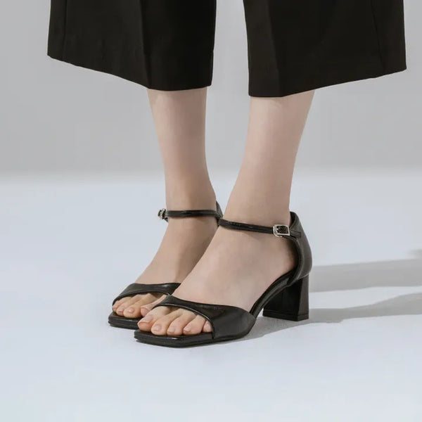 NEW VER. Keres Mid-heel Strap Sandals 5cm