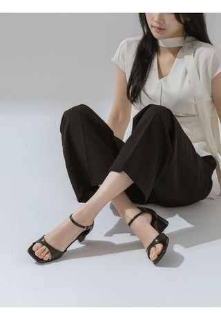 NEW VER. Keres Mid-heel Strap Sandals 5cm
