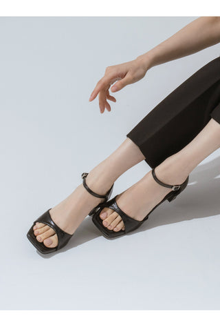 NEW VER. Keres Mid-heel Strap Sandals 5cm