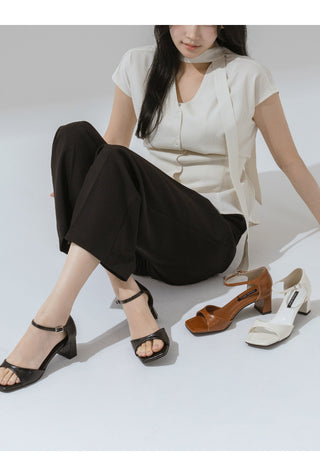 NEW VER. Keres Mid-heel Strap Sandals 5cm