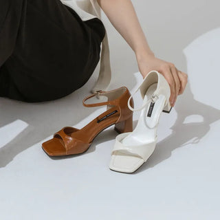 NEW VER. Keres Mid-heel Strap Sandals 5cm