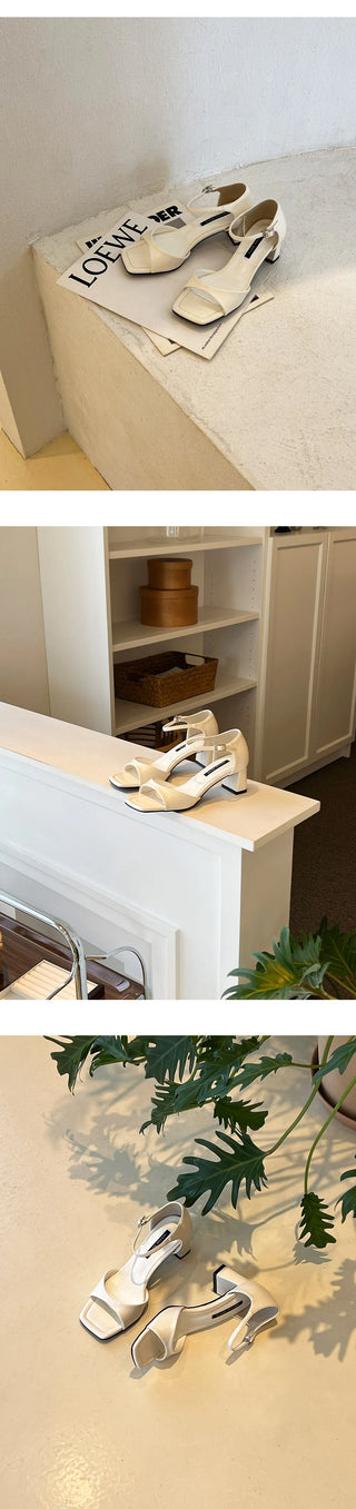 NEW VER. Keres Mid-heel Strap Sandals 5cm