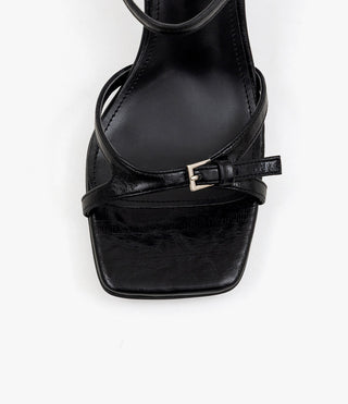 Solar Belt Strap Mid-heel Sandals 6cm