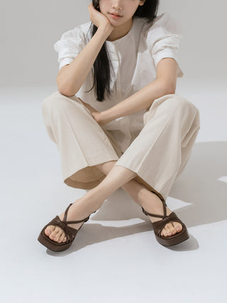 Bruno Platform Strap Sandals 6cm