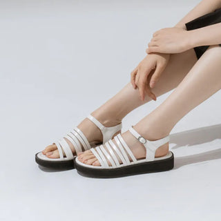 Altaz Platform Strap Flat Sandals 3cm