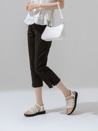 Altaz Platform Strap Flat Sandals 3cm