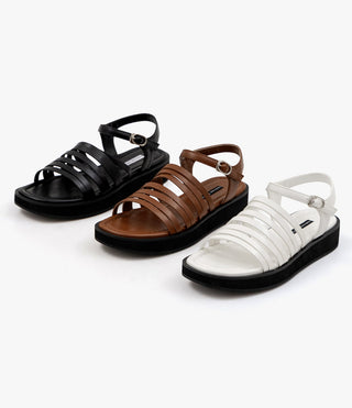 Altaz Platform Strap Flat Sandals 3cm