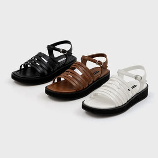 Altaz Platform Strap Flat Sandals 3cm