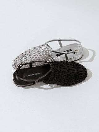 Lenny Nett Strap Flat Shoes 2cm