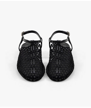Lenny Nett Strap Flat Shoes 2cm