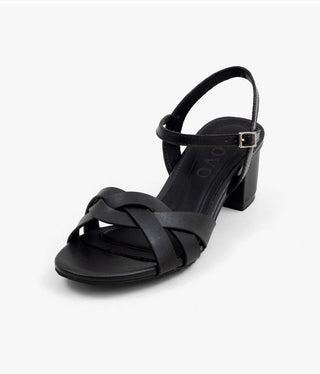 Gart Weaving Cowhide Strap Sandals 5cm