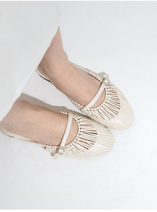 Falling String Strap Mule Slippers 1cm