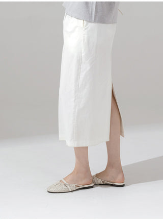 Falling String Strap Mule Slippers 1cm