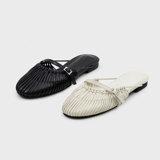 Falling String Strap Mule Slippers 1cm