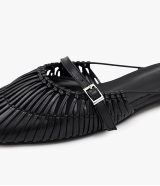 Falling String Strap Mule Slippers 1cm