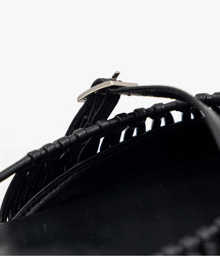 Falling String Strap Mule Slippers 1cm