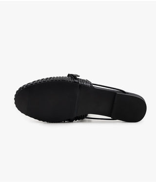 Falling String Strap Mule Slippers 1cm