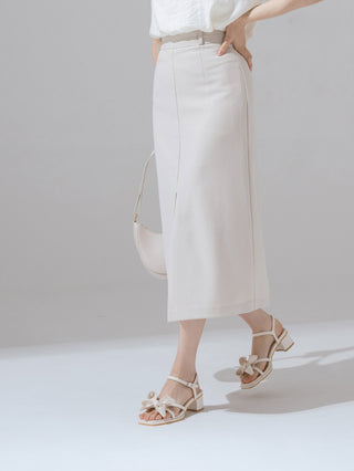 Litven Volume Ribbon Strap Sandals 4cm