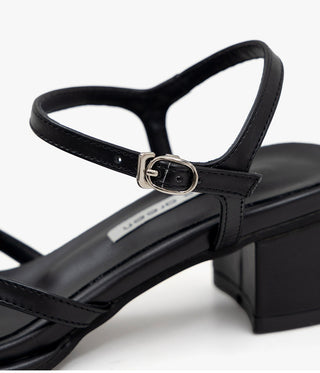 Litven Volume Ribbon Strap Sandals 4cm