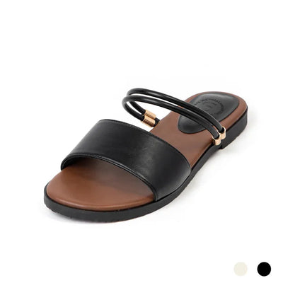 Jacqueline Two-Way Strap Flat Slippers 2cm