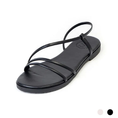 Linkre Strap Flat Sandals 1cm
